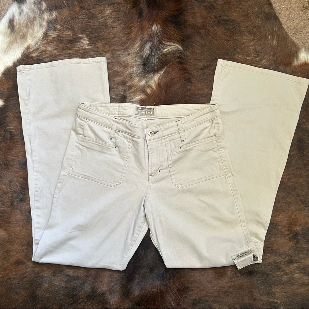 Women's Lei Cream Wide-Leg Jeans
